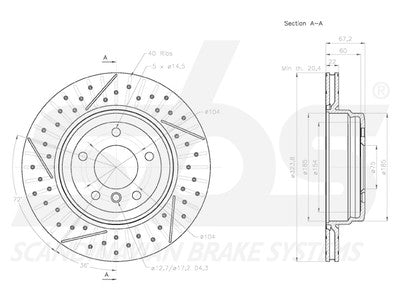 JARRULEVY SBS, 2 KPL/PKT, TAKA, BMW