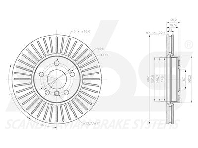 JARRULEVY SBS, 2 KPL/PKT, ETU, BMW, MINI