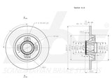 JARRULEVY SBS, 1 KPL/PKT, TAKA, CITROEN, DS, NISSAN, PEUGEOT
