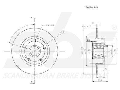 JARRULEVY SBS, 1 KPL/PKT, TAKA, RENAULT