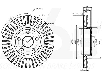 JARRULEVY SBS, 1 KPL/PKT, ETU, JEEP