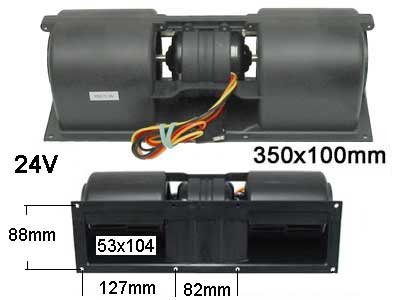 PUHALLIN 24V TÄYD 350X100