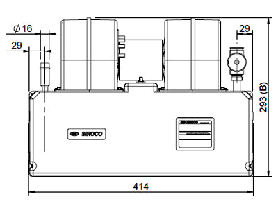 LISÄLÄMMITIN 24V 140W 3NOP AUSTRAL PERFORMA