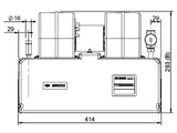 LISÄLÄMMITIN 24V 140W 3NOP AUSTRAL PERFORMA