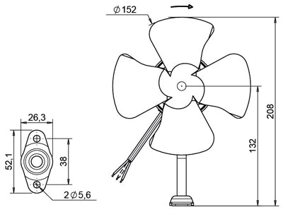 TUULETIN 24V AUTOVENTILATOR 24V 2S