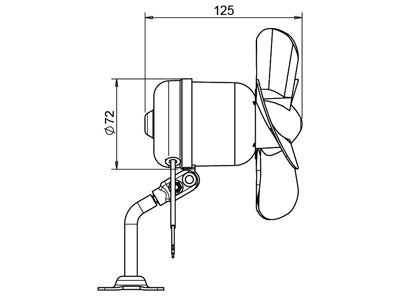TUULETIN 24V AUTOVENTILATOR 24V 2S