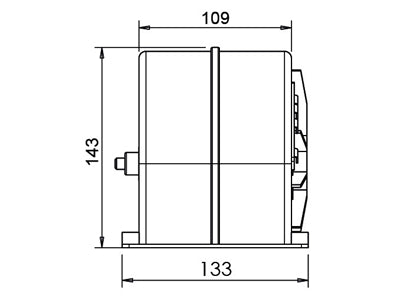 PUHALLIN 12V 4-JOHT. 133X135MM TS500 3NOP