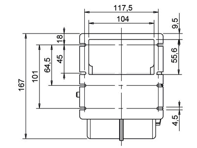 PUHALLIN 24V 4-JOHT. 133X135M TS500 3NOP