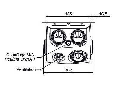 PUHALLIN 48V 1500W MCFE MISTRAL 48 V 1500 W