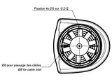 KATTOTUULETIN 12V MUSTA 65W