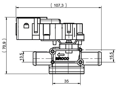 VENTTIILI/SÄHKÖINEN  12V