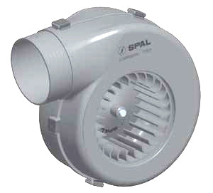 PUHALLIN SPAL 24V 1-NOP/ 159X210X208MM / 120W / LL