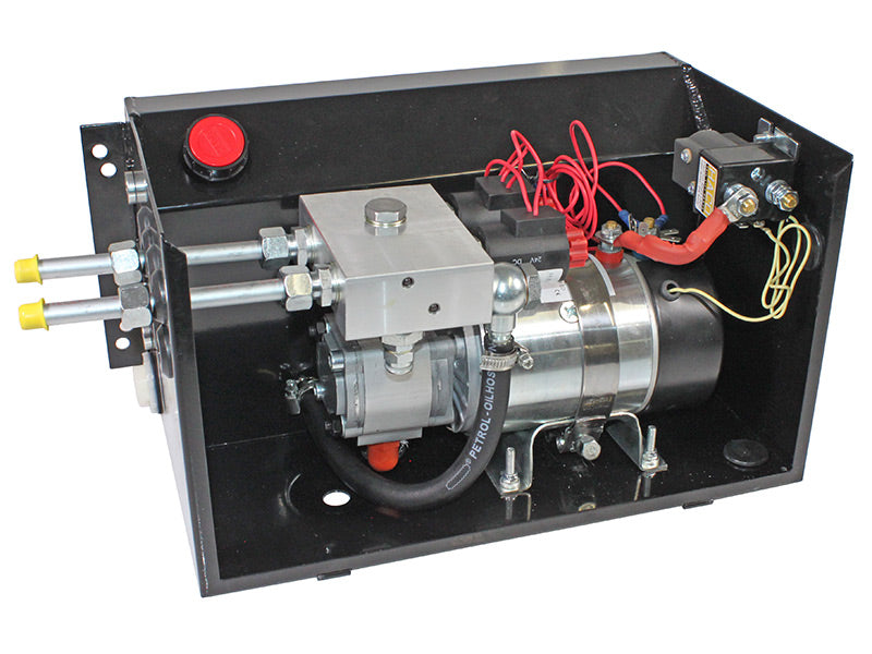 HYDRAULIYKSIKKÖ 24V 2KW/3,3CC 6,2LSÄILIÖ