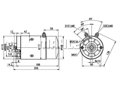 DC-MOOTTORI 48V IM0022 2KW