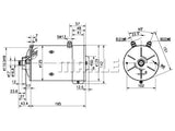 DC-MOOTTORI 24V 3,0KW AMK5503