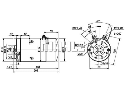 DC-MOOTTORI 12V/1,5KW IM0018