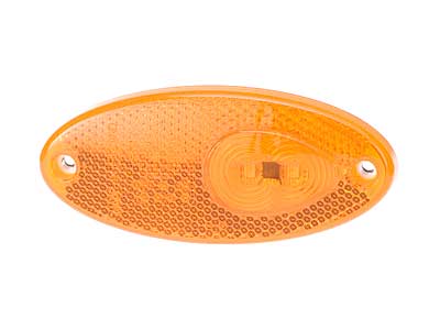 LED-ÄÄRIVALO KELT 24V 0,5M OVAALI RUUVI