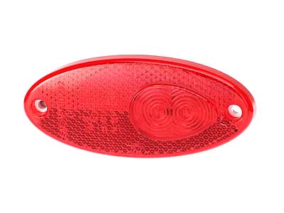 LED-ÄÄRIVALO PUN 12V 5M OVAALI TEIPPI #