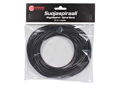 SUOJASPIRAALI 10-50MM 10M MUSTA