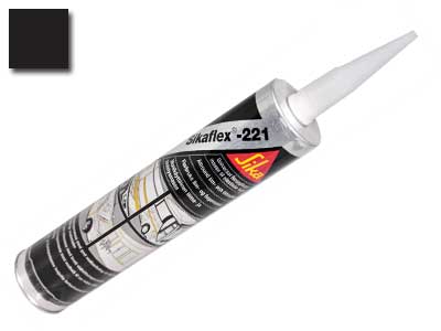SIKAFLEX-221 URETAANIMASSA MUSTA 310ML