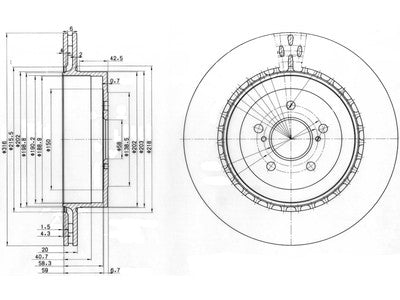 JARRULEVY DELPHI, 2 KPL / PKT, TAKA, SUBARU IMPREZA #