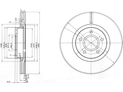 JARRULEVY DELPHI, 2 KPL / PKT, ETU, FORD / VOLVO