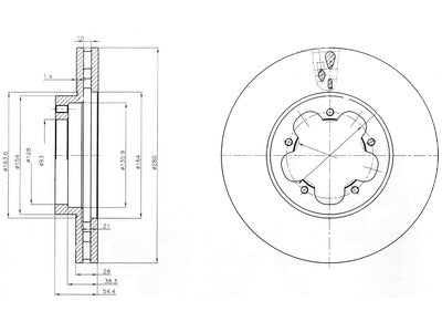JARRULEVY DELPHI, 2 KPL / PKT, ETU, FORD TRANSIT