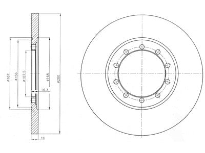 JARRULEVY DELPHI, 2 KPL / PKT, TAKA, FORD TRANSIT