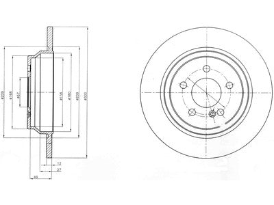 JARRULEVY DELPHI, 2 KPL / PKT, TAKA, MERCEDES S CLASS W221