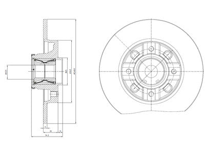 JARRULEVY DELPHI, 1 KPL / PKT, TAKA, CITROEN C4, PEUGEOT 308