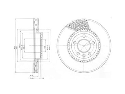 JARRULEVY DELPHI, 1 KPL / PKT, ETU, VW CARAVELLE, MULTIVAN,