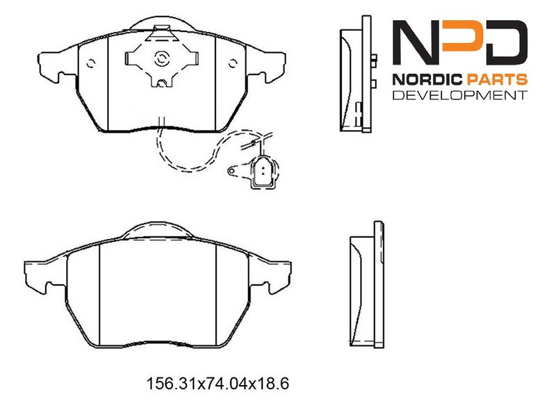 JARRUPALASARJA NPD ETU, AUDI, SEAT, SKODA, VW