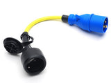 ADAPTERI SCHUKO NAARAS - CEE UROS KELT. 0,3M