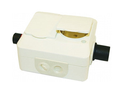 DEFA TUPLAPISTORASIA 230V - PINTA-ASENNUS PLUGIN-LIITOS