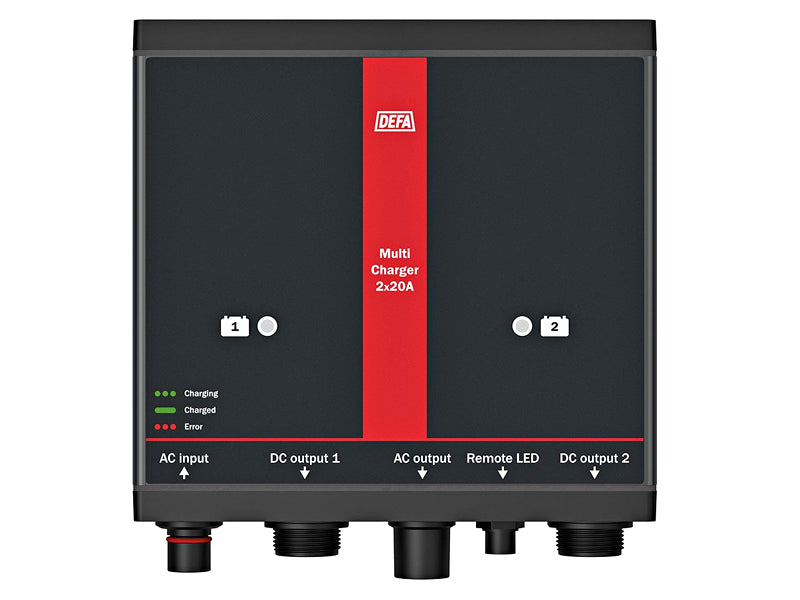 DEFA MULTICHARGER 2X20A