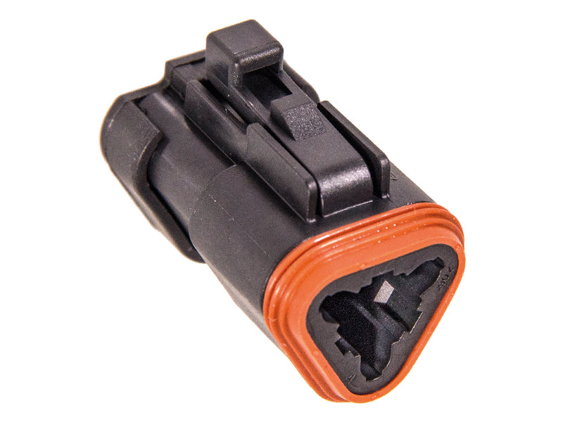 DEUTSCH PISTOKE 3-NAP. MUSTA P012, E-TIIVISTE, END CAP
