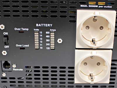 C-PWR INVERTTERI 12V->230V 5000W