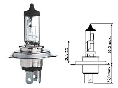 TYÖVALOLAMPPU 24V H4 100/70W