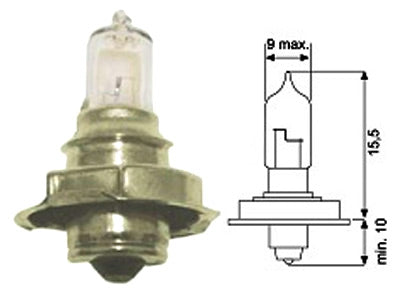 AUTOLAMPPU 6V S3 15W P26S