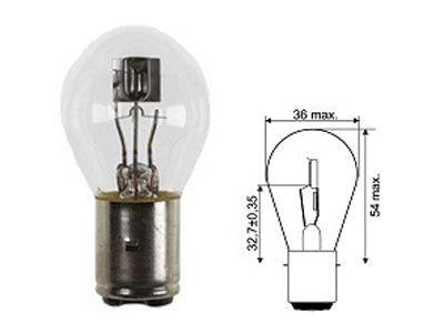AUTOLAMPPU 1232    45/40W BA20D
