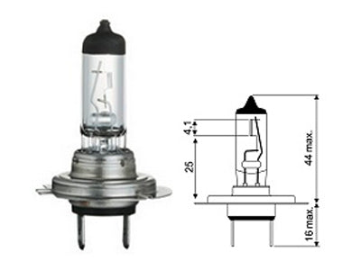 AUTOLAMPPU 1119  H7 24V 70W PX26D