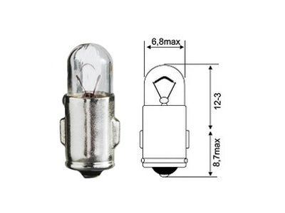 AUTOLAMPPU 1550 6V 1.2W BA7S