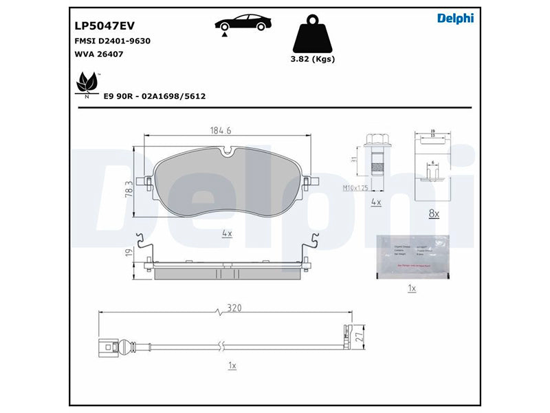 JARRUPALASARJA DELPHI EV ETU, VAG