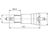 1-NAP.12MM DIN  PISTOKE