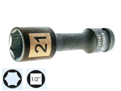 KONEHYLSY 1/2" 21 MM JATKOLLA