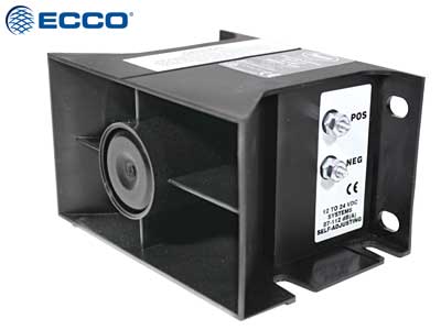 12/24V, 87-112dB (autom.), <br/>CE, R10, IP66<br/>127x95x77mm