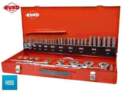 KIERRETYÖKALUSARJA HSS 54OS. M3-M20