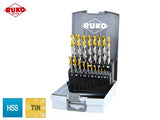 KIERUKKAPORASARJA RUKO DIN 338 HSS-TIN 19OS. 1.0-10.00