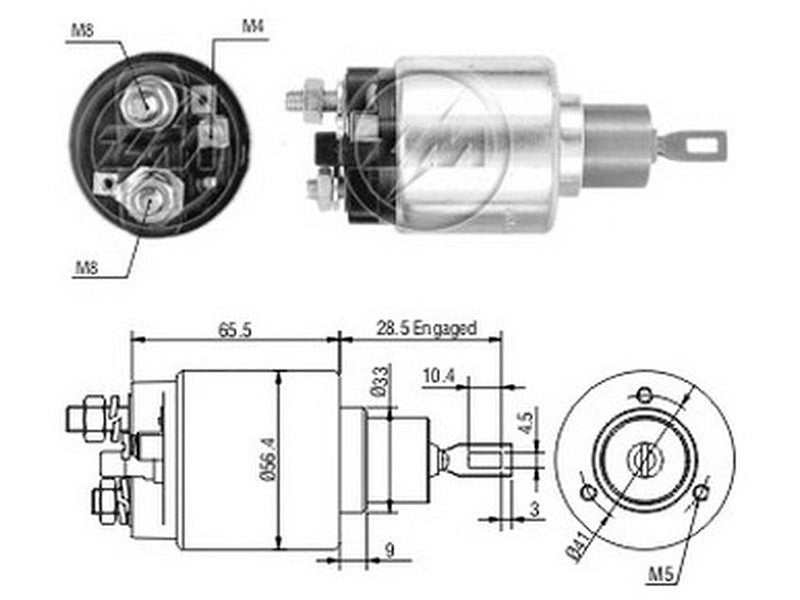 SOLENOIDI STARTTI MB G-WAGON