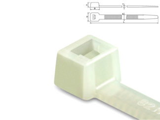 HELLERMAN NIPPUSIDE 100KPL 300X4,6 VALKOINEN